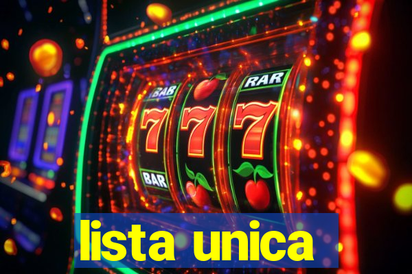 lista unica